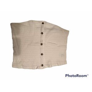 Am Eagle Button Front Tube Top